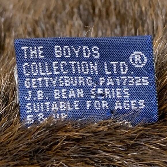 Boyds Bear JB Bean Series Brown Weighted Posable Articulated Vintage 90s 16" - Picture 4 of 6